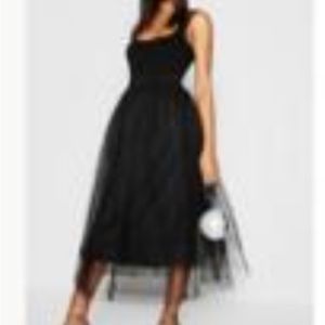 New with tag black tulle skirt